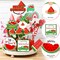 11 Pieces Summer Hawaii Tabletop Decor Set Summer Wood Sign Beach Sunshine Tiered Tray Decorations for Beach Home Table Shelf(Watermelon Style)